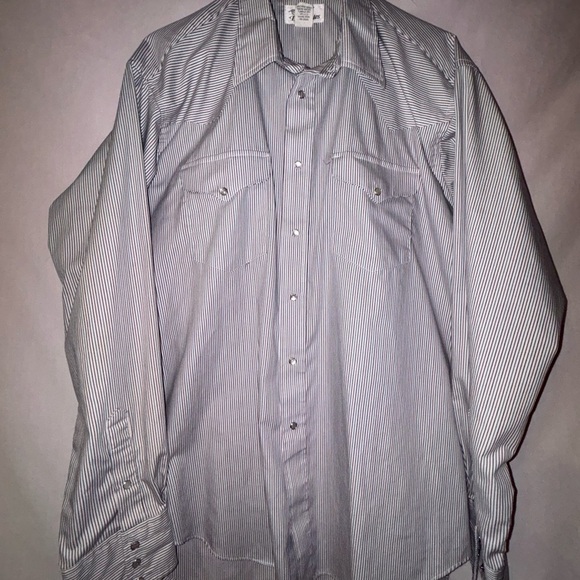 Men’s Classic Western Snap Close Dress Shirt - Picture 1 of 12